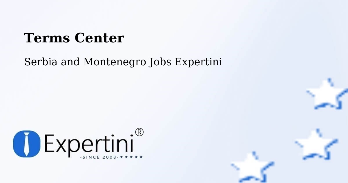 Terms of Service – Summerside - Serbia and Montenegro Jobs Expertini